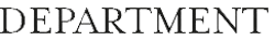 Department - möbler - logotype